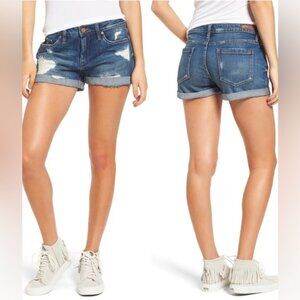 BLANKNYC Boyfriend Denim Shorts in Dress Down